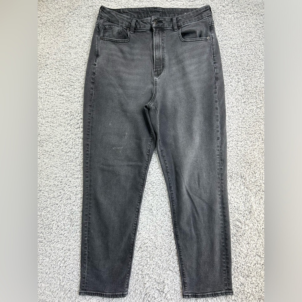 American Eagle Outfitters High Rise Charcoal Jeans